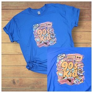 NWOT Adult L Unisex Graphic Short Sleeve 90s Kid T-shirt